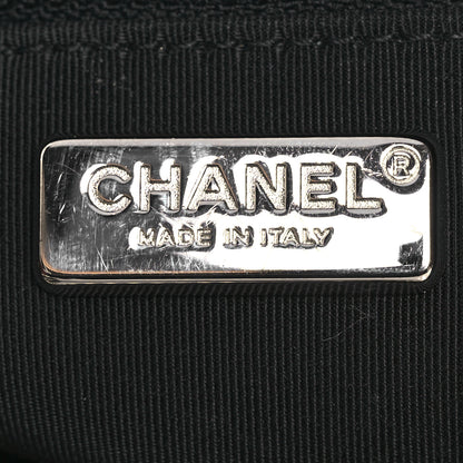 Chanel Tweed Calfskin Quilted Small Gabrielle Hobo Black Gold 6 of 14