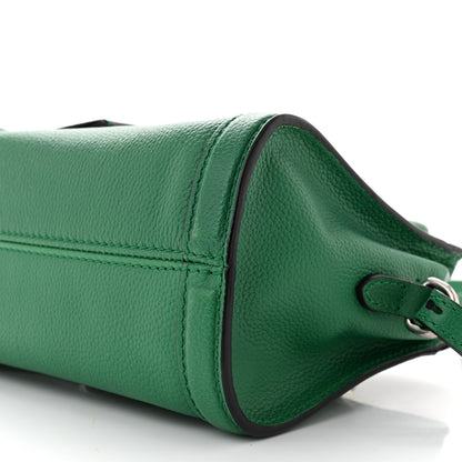 Alexander McQueen Pebbled Calfskin Mini Padlock Tote Green 10 of 10