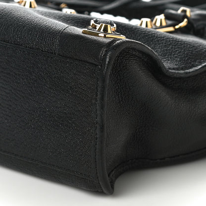 Balenciaga Chevre Gold Metallic Edge Hardware S City Black 9 of 9