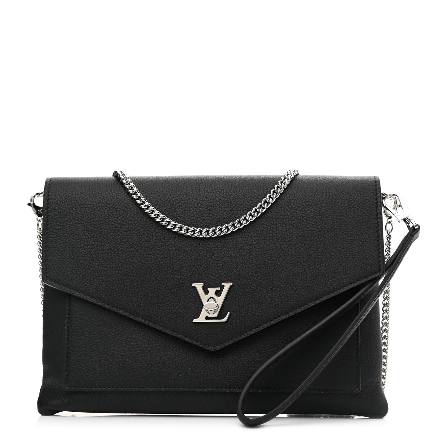 Soft Calfskin My Lockme Pochette Black