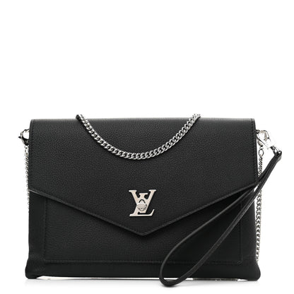Louis Vuitton Soft Calfskin My Lockme Pochette Black 1 of 9