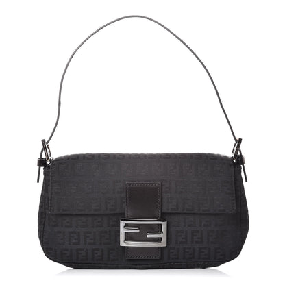 Fendi Zucchino Baguette Black 1 of 6