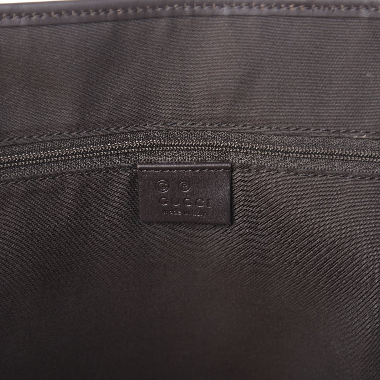GG Plus Monogram Tattoo Heart Large Tote Dark Brown