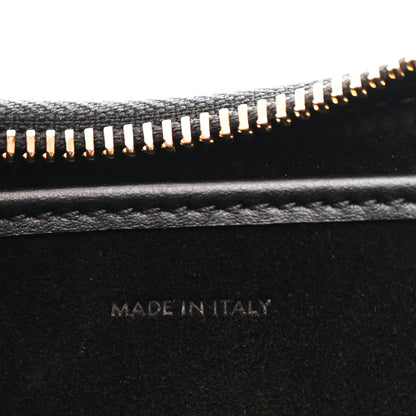 Celine Smooth Calfskin Medium Strap Ava Triomphe Shoulder Bag Black 6 of 9