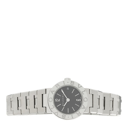 Bulgari Stainless Steel 23mm Quartz Watch Black 2 of 4
