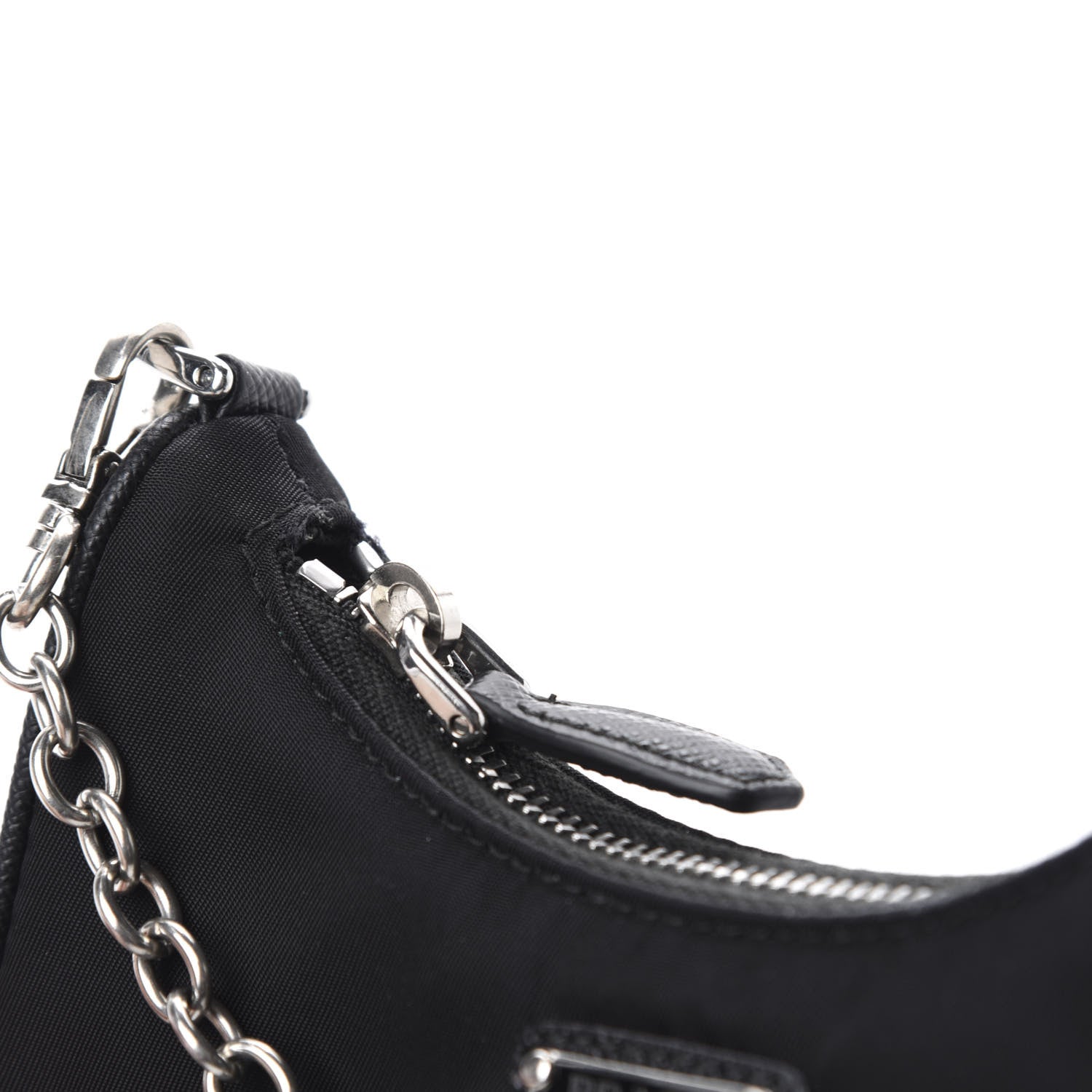 Prada Tessuto Nylon Mini Re-Edition 2000 Shoulder Bag Black 11 of 13