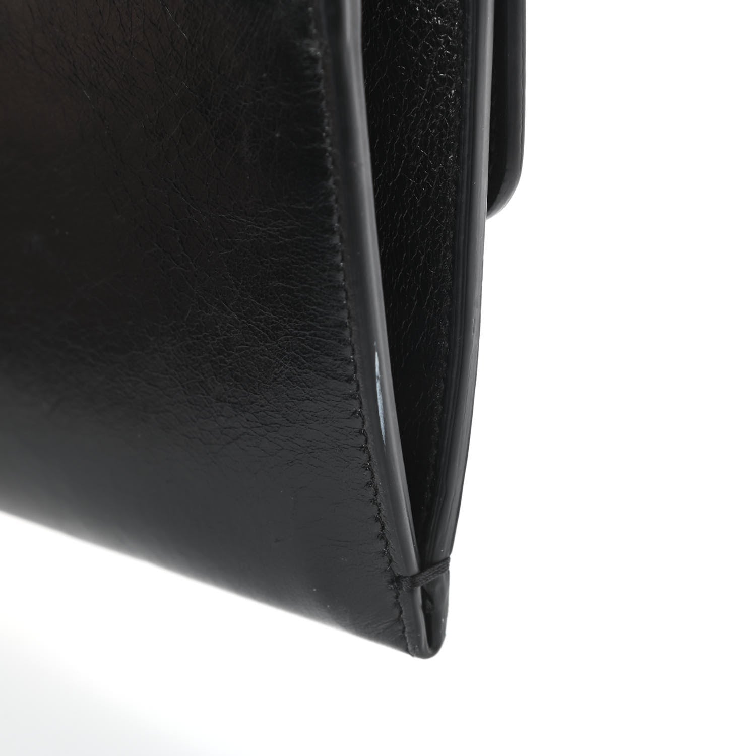 Christian Dior Crinkled Lambskin 30 Montaigne Clutch Black 15 of 15