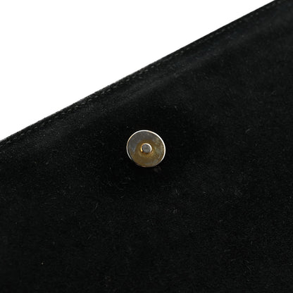 Saint Laurent Patent Monogram Large Belle De Jour Clutch Black 11 of 12