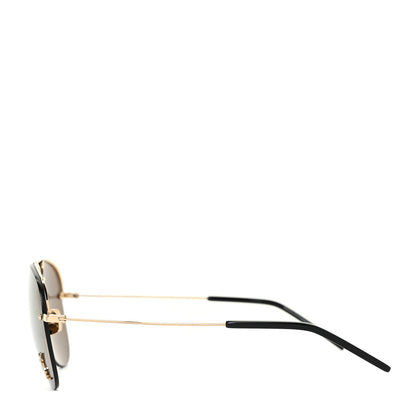 Saint Laurent Aviator Classic 11 Sunglasses Brown 2 of 7