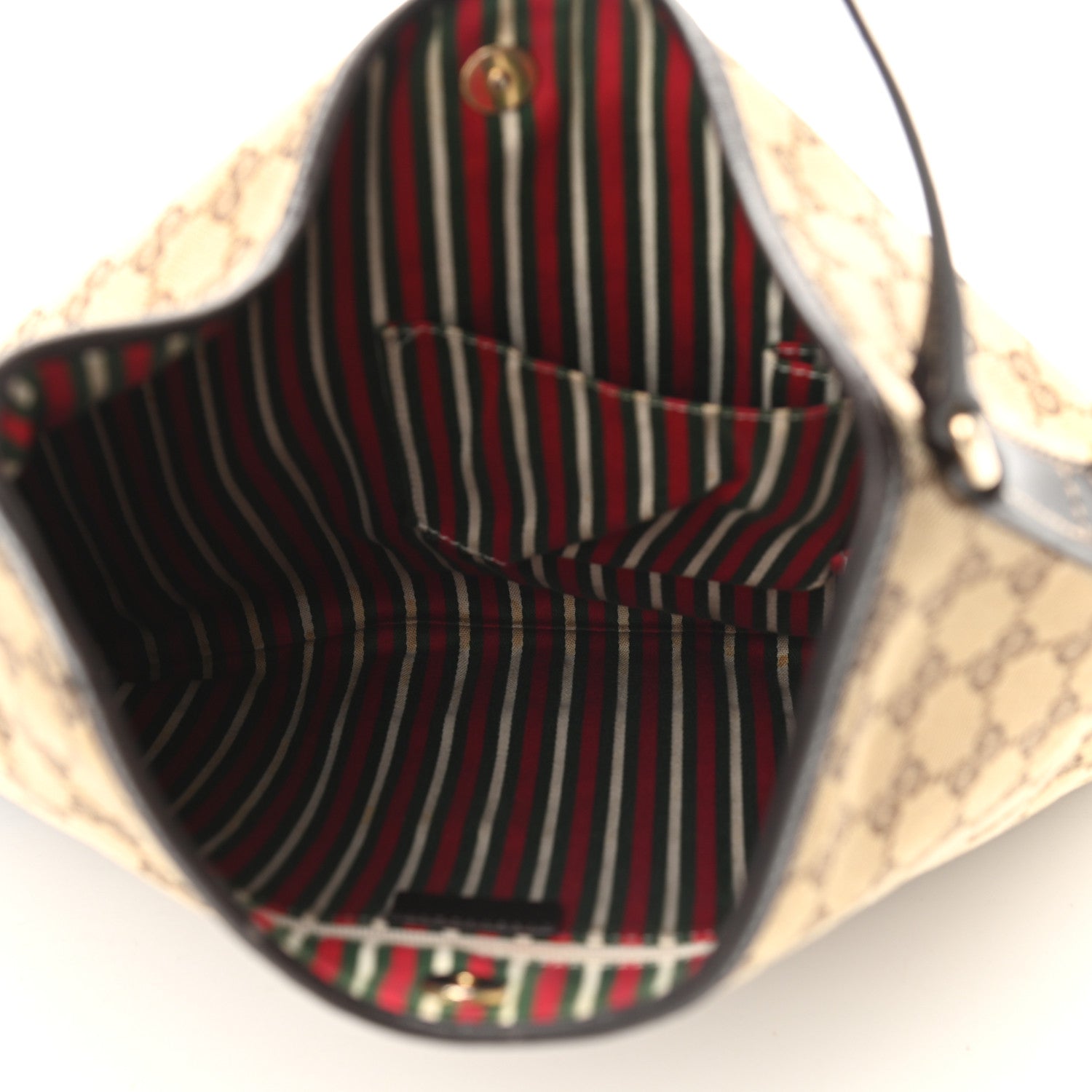 Gucci Monogram Medium New Britt Hobo Dark Brown 4 of 8