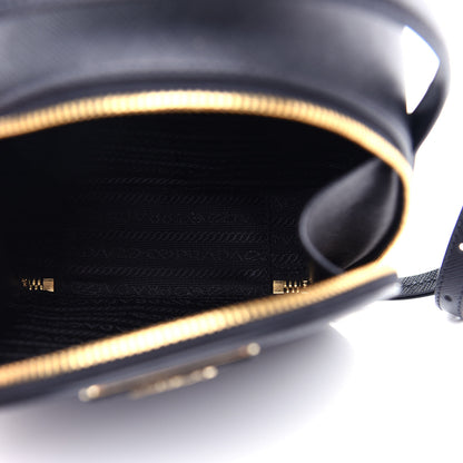 Prada Saffiano Lux Mini Odette Backpack Black 5 of 9