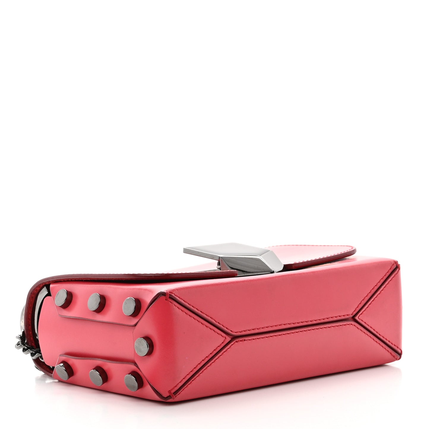 JIMMY CHOO Spazzolato Lockett Petite Shoulder Bag Dahlia