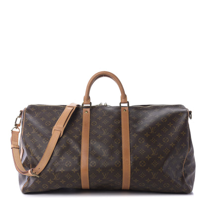 Louis Vuitton Monogram Keepall Bandouliere 55 1 of 12