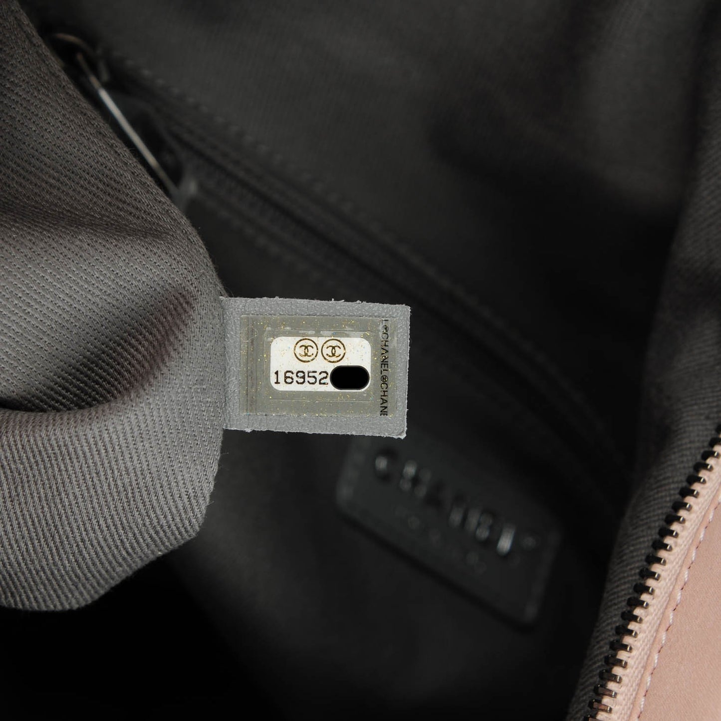 Iridescent Calfskin Quilted Coco Daily Hobo Rose Clair