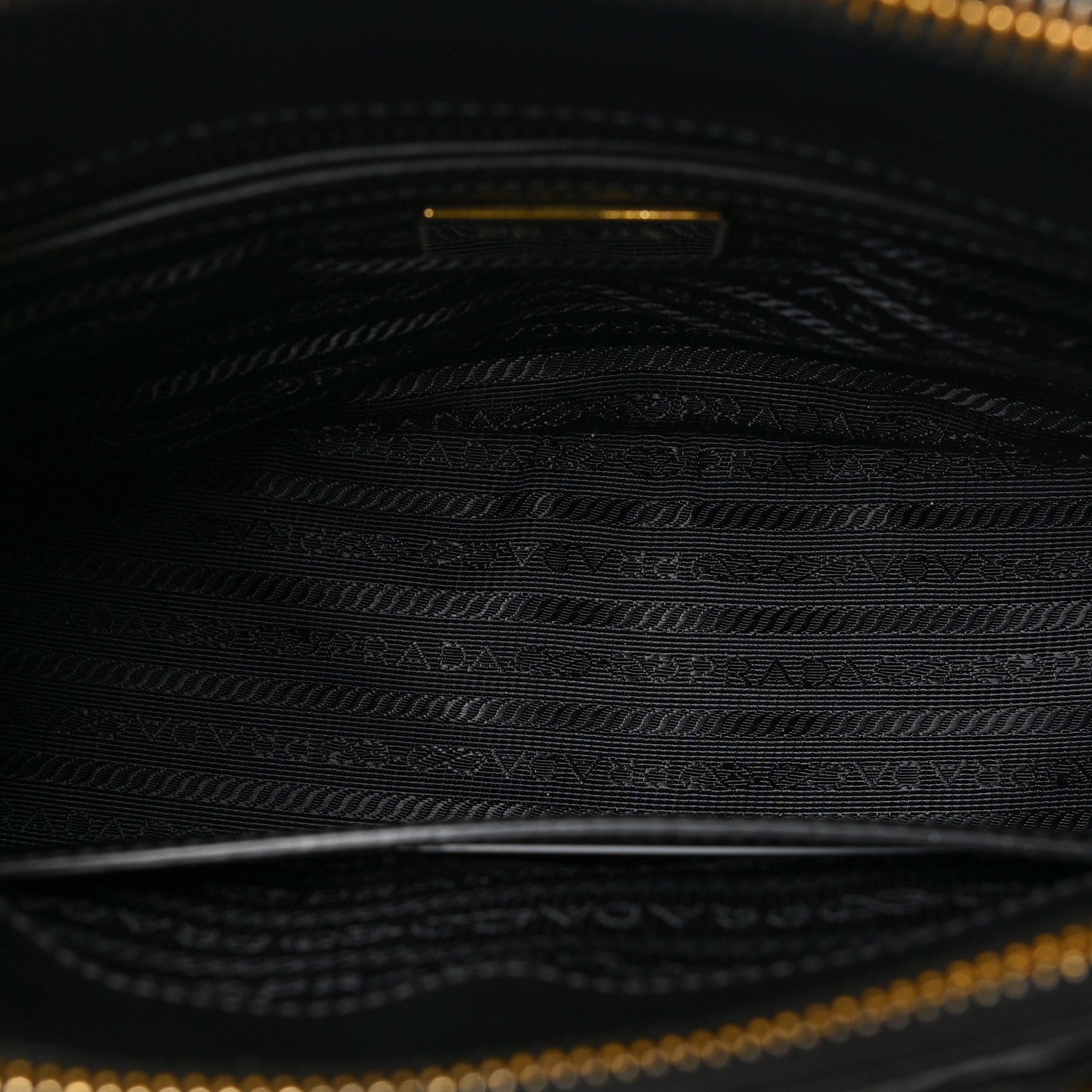 Prada Saffiano Small Galleria Double Zip Tote Black 5 of 9