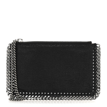 Stella McCartney Shaggy Deer Falabella Zip Pouch Black 1 of 8