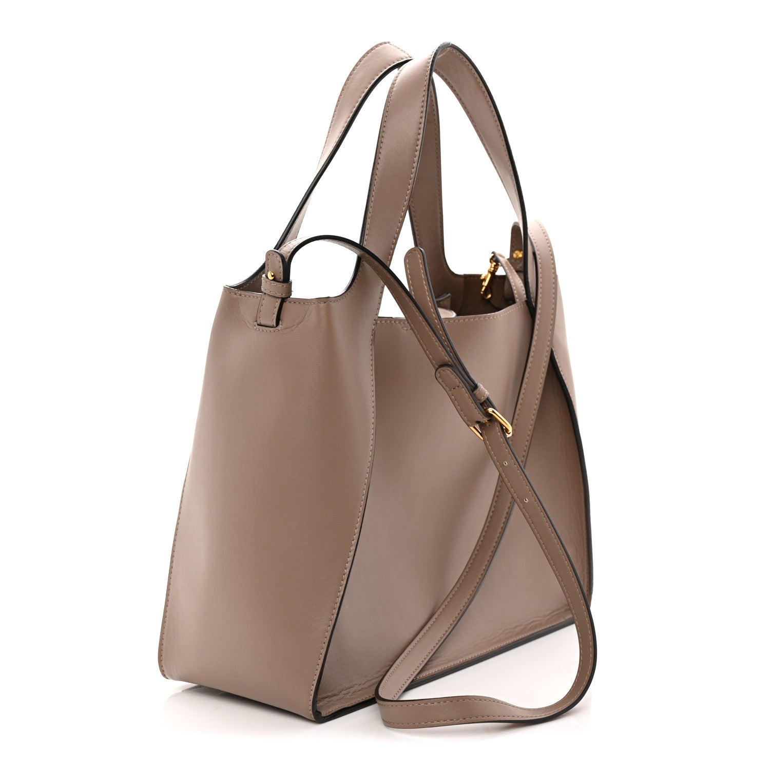 Stella McCartney Eco Alter Nappa East West Perforated Tote Moss 4 of 10