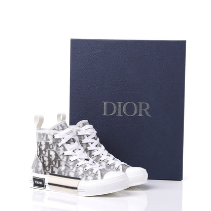 Christian Dior Technical Canvas Oblique B23 Sneaker 35 White Black 10 of 10