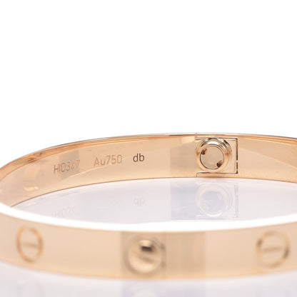 Cartier 18K Yellow Gold LOVE Bracelet 17 5 of 6