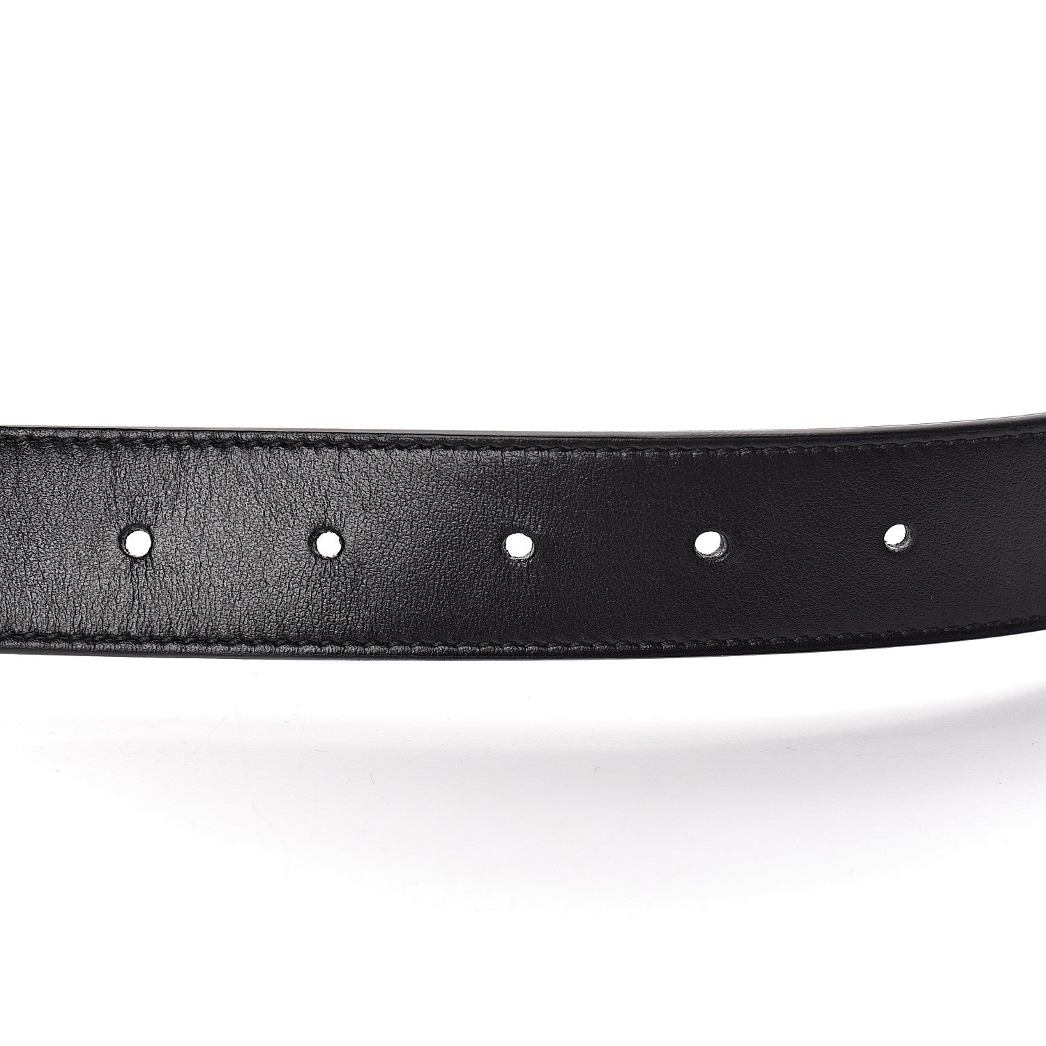 Gucci Plutone Calfskin Interlocking G 30mm Belt 95 38 Black 4 of 7