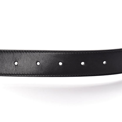 Gucci Plutone Calfskin Interlocking G 30mm Belt 95 38 Black 4 of 7
