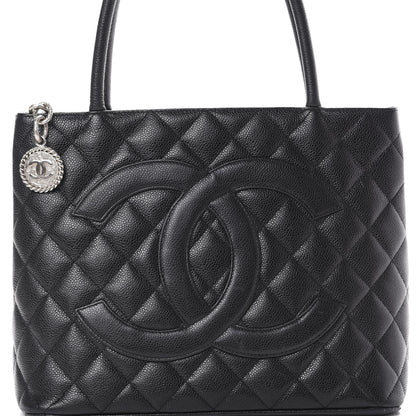 Chanel Caviar Quilted Medallion Tote Black 13 of 13