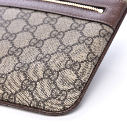 Gucci GG Supreme Monogram Large Ophidia Pouch Clutch Brown 9 of 12