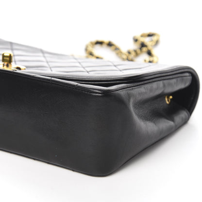 Chanel Lambskin Quilted Medium Single Flap Black 9 of 9