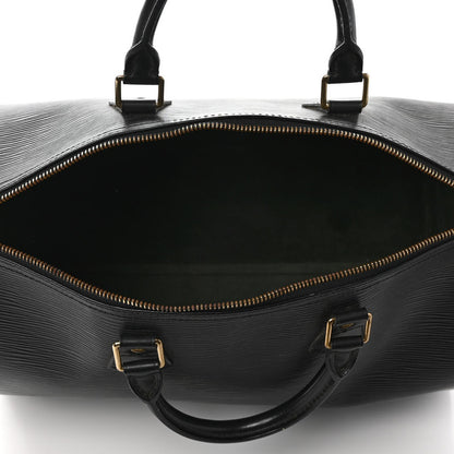 Louis Vuitton Epi Speedy 40 Black 5 of 14