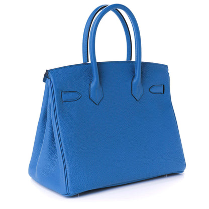 Hermes Togo Birkin 30 Bleu Zellige 3 of 10