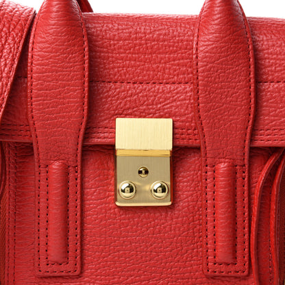 3.1 Phillip Lim Textured Calfskin Mini Pashli Satchel Red 14 of 14