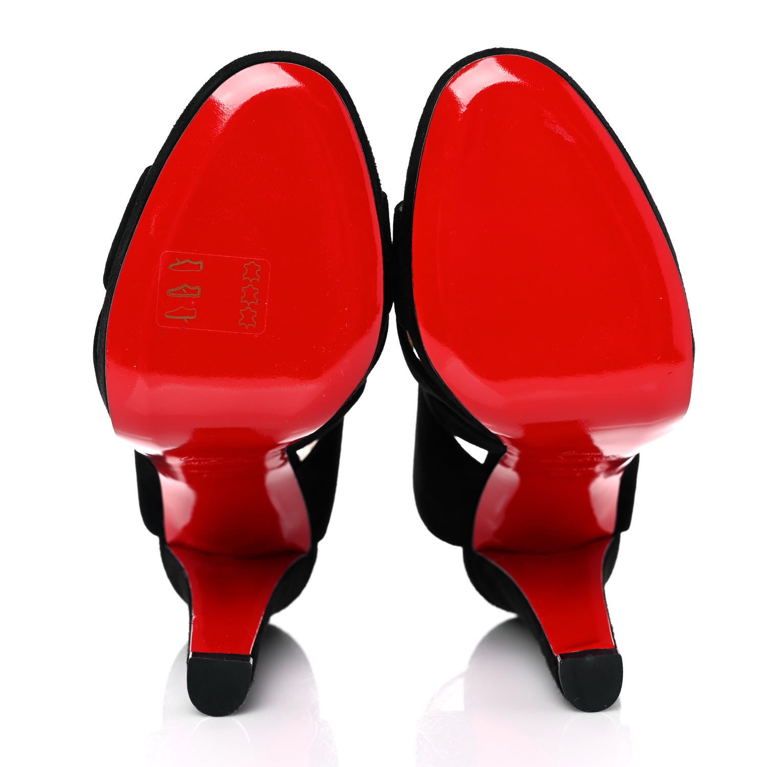 Christian Louboutin Suede Apron Lili 120 Pumps 40.5 Black 5 of 9