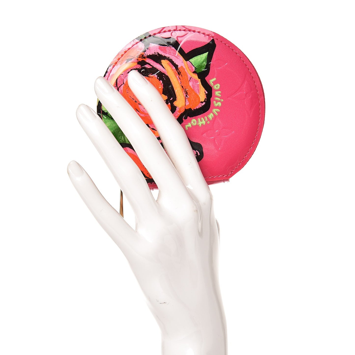 Vernis Roses Chapeau Coin Purse Rose Pop