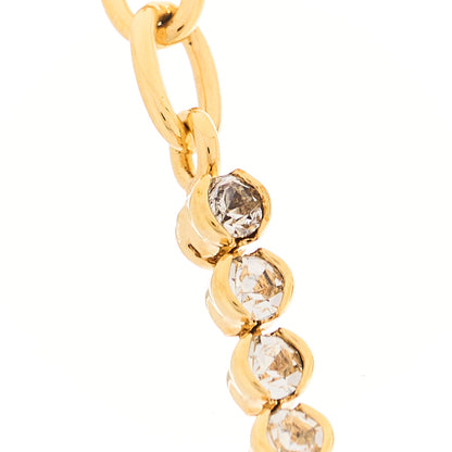 Chanel Metal Crystal CC Marquise Choker Gold 7 of 7