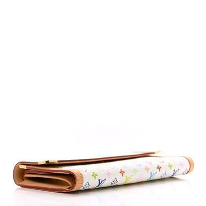 Louis Vuitton Monogram Multicolor Porte Tresor International Wallet White 4 of 8
