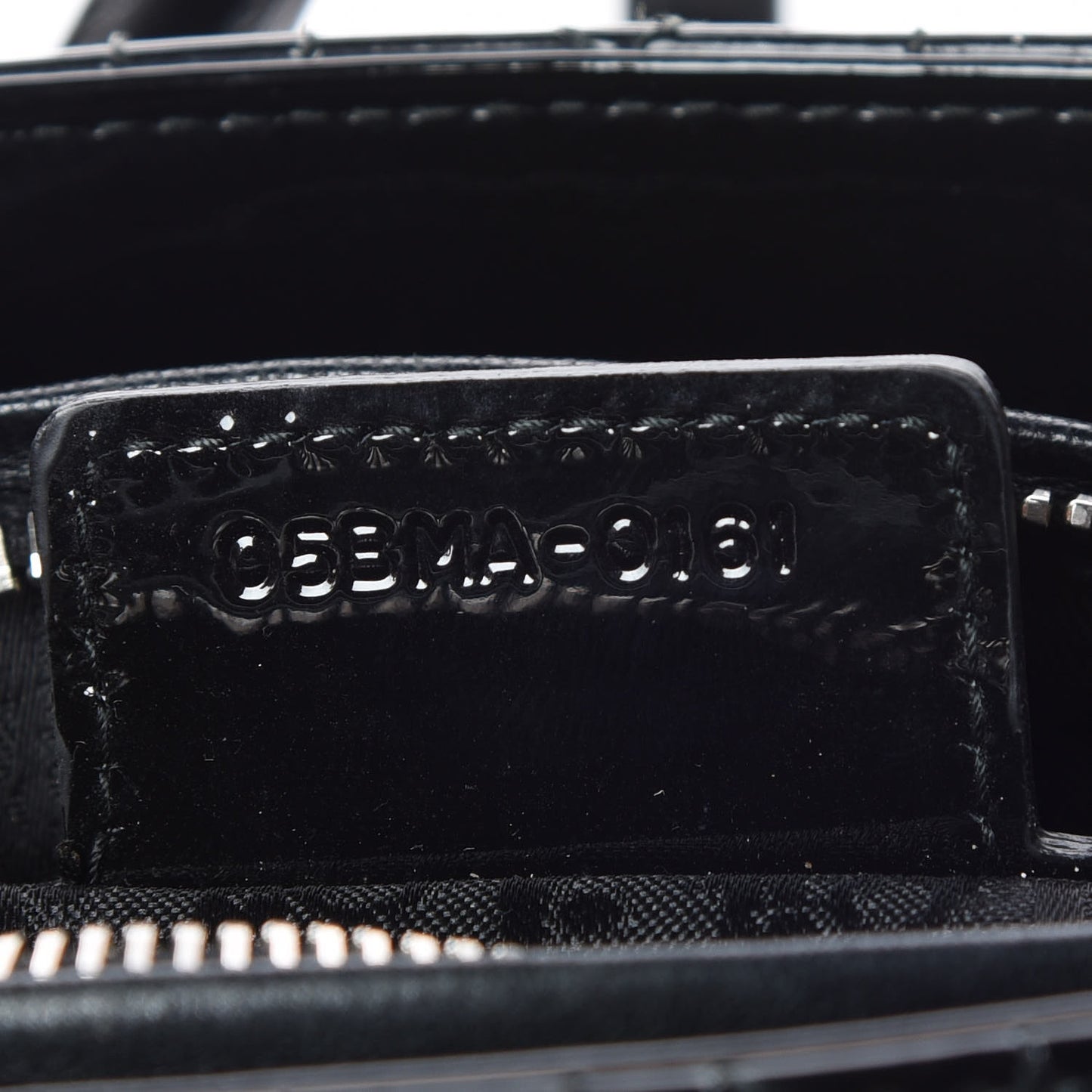 Patent Cannage Medium Lady Dior Black