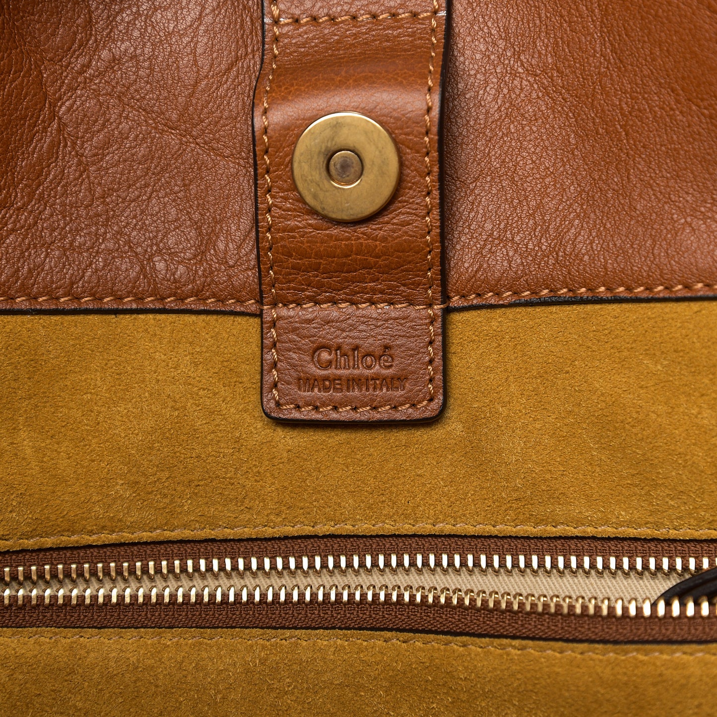 Smooth Calfskin Medium Milo Shopping Tote Caramel