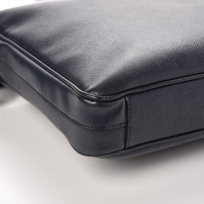 Prada Saffiano Travel Briefcase Baltico 10 of 11