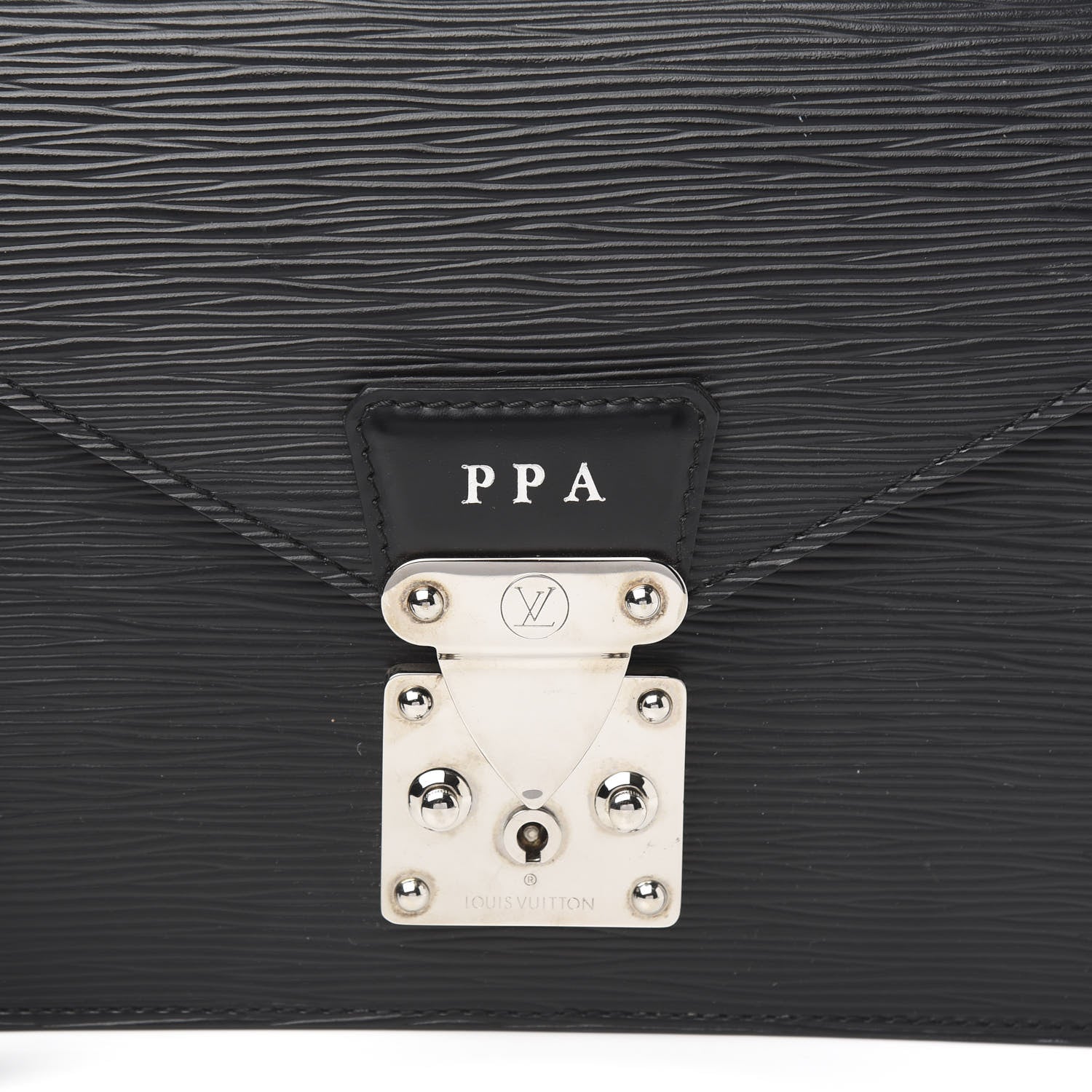 Louis Vuitton Epi Pochette Sellier Dragonne Clutch Black 9 of 9