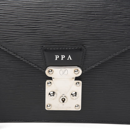 Louis Vuitton Epi Pochette Sellier Dragonne Clutch Black 9 of 9
