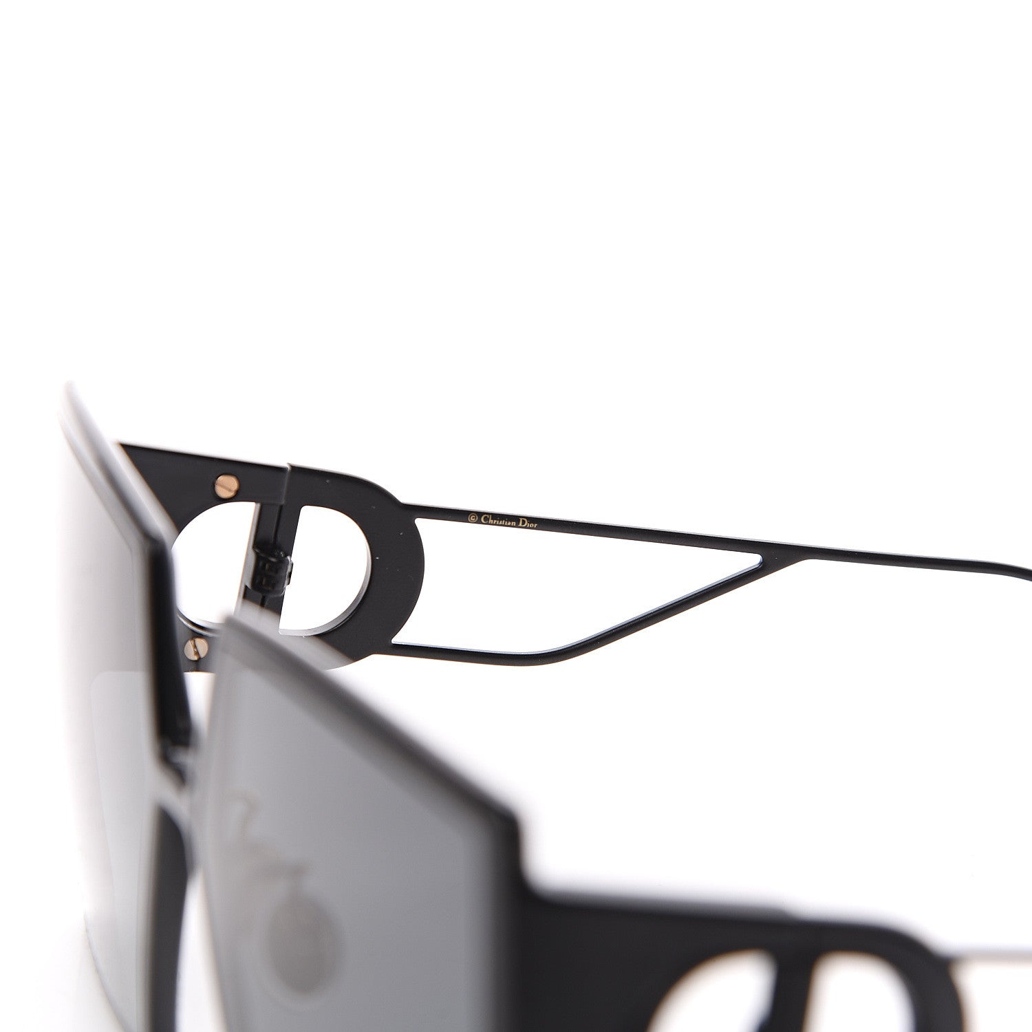 Christian Dior Square 30 Montaigne Sunglasses Black 7 of 8