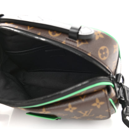Louis Vuitton Monogram Macassar S Lock Messenger Minty Green 5 of 9