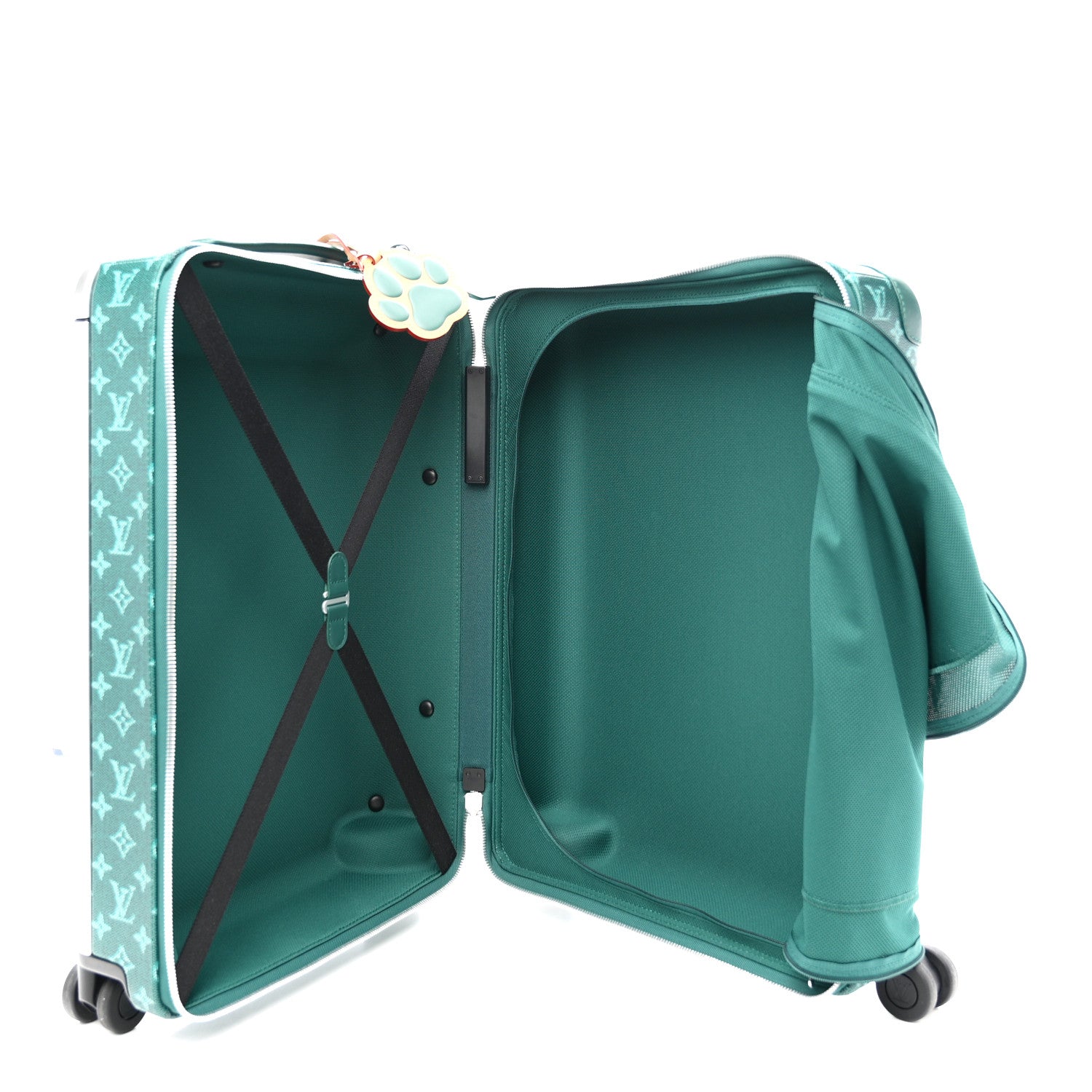 Louis Vuitton Monogram Heritage Horizon 55 Green 4 of 8