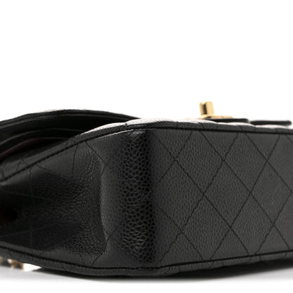Chanel Caviar Quilted Small Double Flap Black 9 of 12