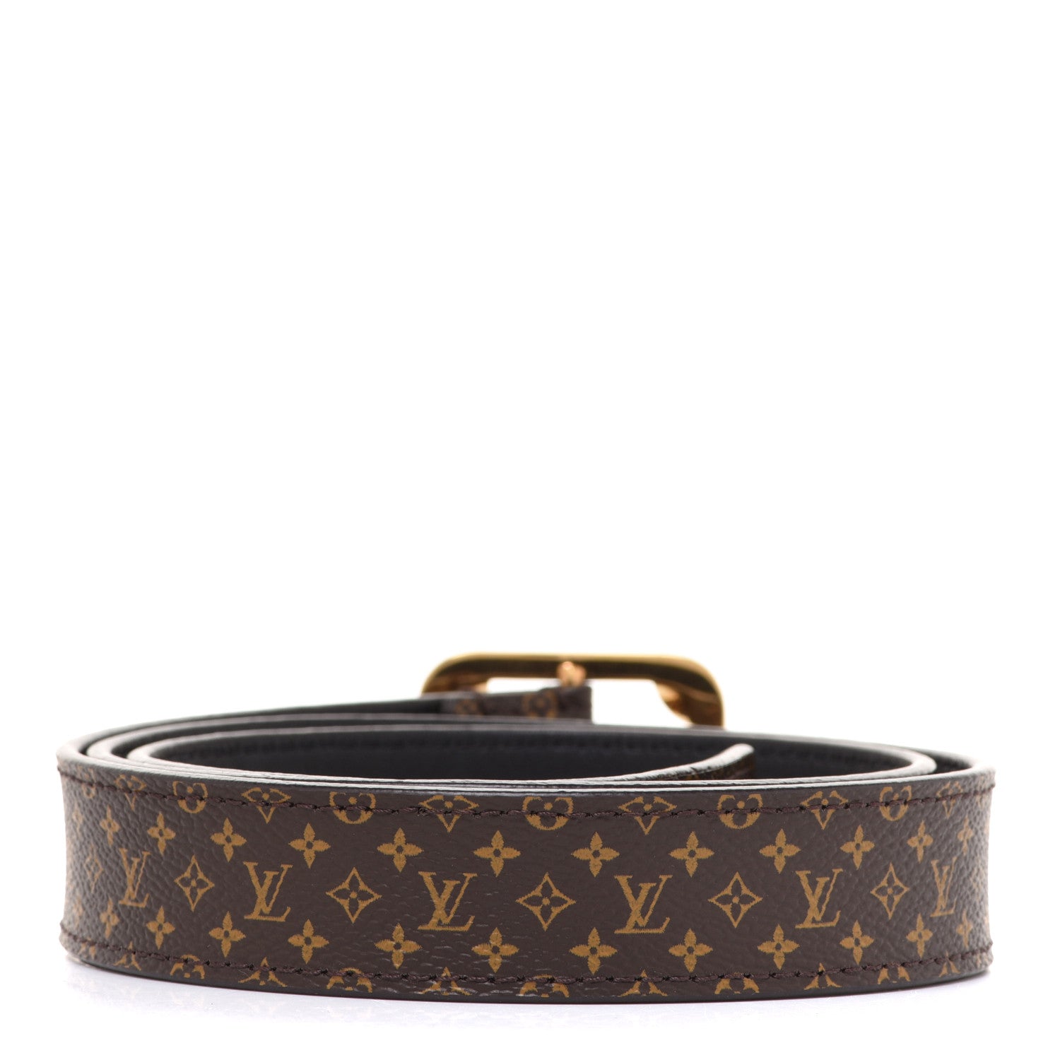 Louis Vuitton Monogram 25mm LV Malletier Belt 80 32 2 of 6