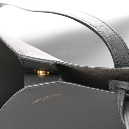 Saint Laurent Calfskin Large Shopping Tote Asphalt 20 of 21