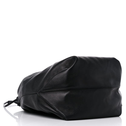 Saint Laurent Lambskin Teddy Drawstring Bag Black 5 of 8