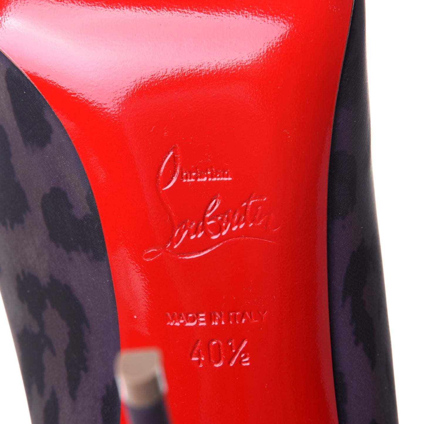 Nylon Reflex Leopard Pigalle Follies 100 Pumps 40.5 Multi
