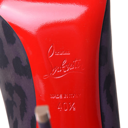Christian Louboutin Nylon Reflex Leopard Pigalle Follies 100 Pumps 40.5 Multi 8 of 10