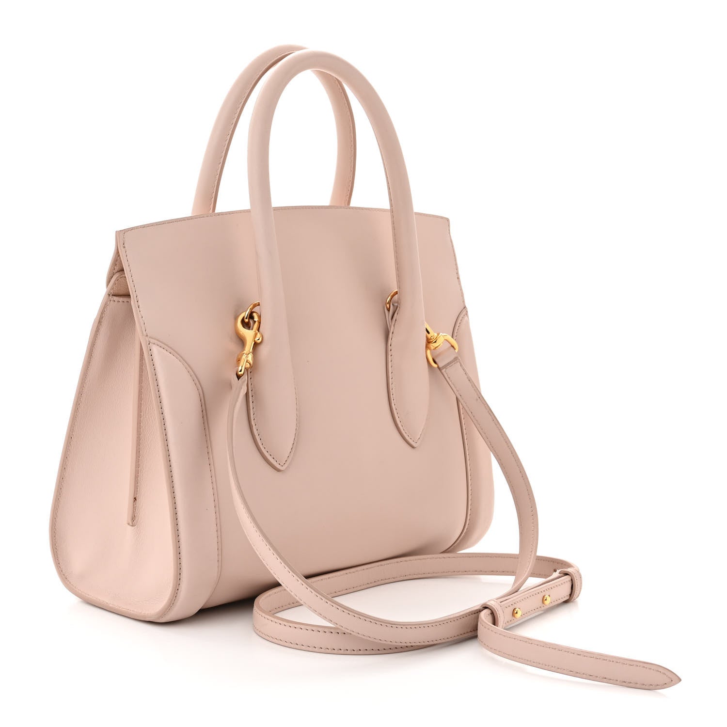 Alexander McQueen Sweet Calfskin Small Heroine 30 Nude 3 of 13